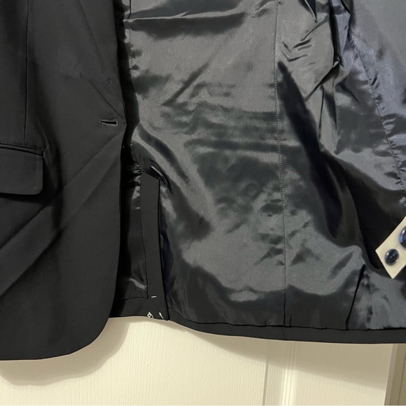 Outerknown Black Virgin Wool Oversized Blazer Jacket *NWT* - Picture 13 of 14